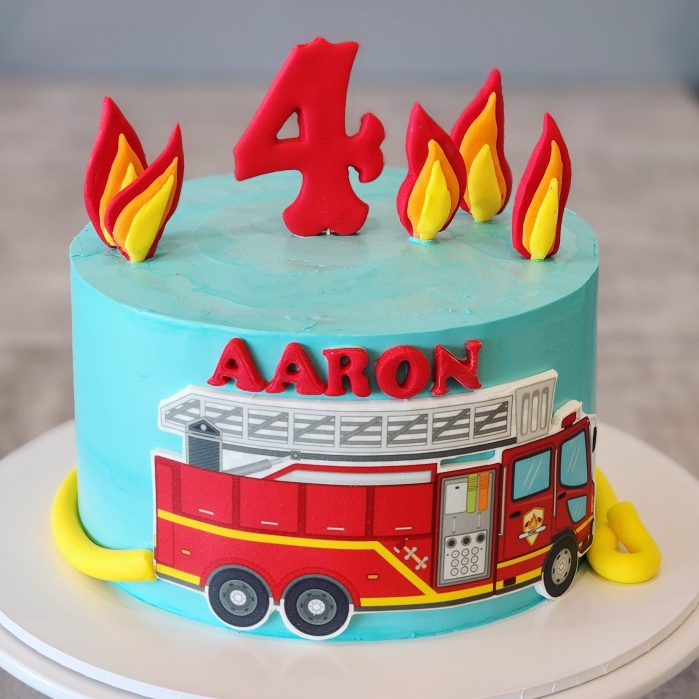 Fire truck Cake